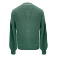 thumbnail image 6 of iHPH7 Cropped Cardigan Long Sleeve Sweaters for Women Casual Outerwear Crop Sweater Fall Cardigans for Women Short Cardigans for Women Fall Sweaters for Women Dark Green L, 6 of 6