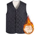 thumbnail image 4 of Chalecos chaqueta de hombre Otoño Invierno chaquetas de lana sin mangas ropa de hombre abrigo de cintura moda chaleco sólido ropa de talla grande 6XL, 4 of 5