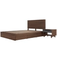 thumbnail image 1 of Nexera Milo 3-Piece Reversible Storage Bedroom Set, Brown, Double, 1 of 6