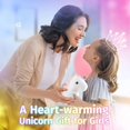 thumbnail image 5 of Luz nocturna de unicornio, luz LED de 7 colores para niños y bebés, luz nocturna recargable para niñas, niños y adultos, luz nocturna de silicona táctil para niños, regalo luminoso de unicornio para n, 5 of 5