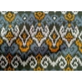 thumbnail image 4 of oneOone Cotton Poplin Fabric Diamond & Swirl Ikat Printed Fabric 1 Yard 56 Inch Wide, 4 of 4