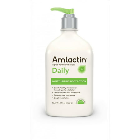 AmLactin Daily Moisturizing Body Lotion with Alpha-Hydroxy Therapy Unscented, 14.1 Oz