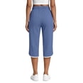 thumbnail image 4 of Rosvigor Plus Size Capris Pants for Women Lightweight Casual Joggers with Pockets Loose Fit High Waisted Athletic Pants, 4 of 7