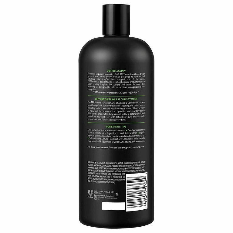 TRESemme Flawless Curl Hydration Shampoo 28 oz (Pack of 3 TRESemme Flawless Curl Hydration Shampoo 28 oz (Pack of 3