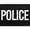 Police, variant on Thin Blue Line Patch - Removable Patch