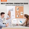 thumbnail image 2 of VEVOR 48"x 36" Whiteboard & Cork Board Combo with Aluminum Frame – 2-in-1 Magnetic Dry Erase Bulletin Board for Wall Mount – Ideal for School, Home, Office, 2 of 9
