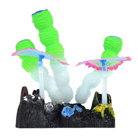 Underwater Treasures Glow Action Sponge and Carpet Corals - Green AUTGC6L3-GC5-RC90P/G