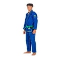 thumbnail image 6 of Fuji Kids Suparaito Brazilian Jiu Jitsu BJJ Gi - Blue (C0), 6 of 9