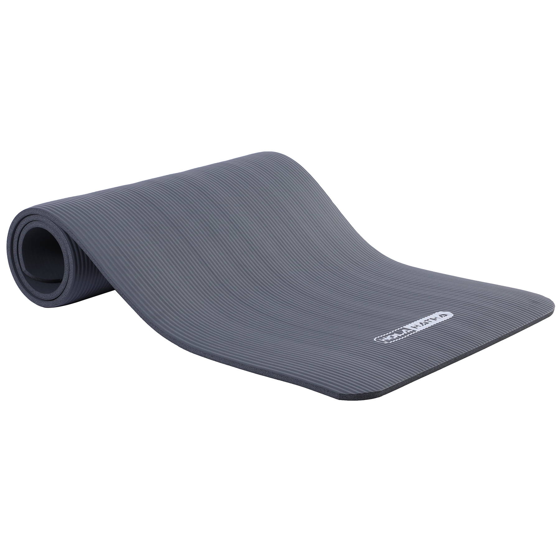 HolaHatha 72 x 24" High Density 0.5" Thick Non Slip Home Workout Yoga Mat