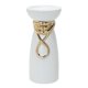 thumbnail image 1 of Portavelas de pilar Cerámica Accesorio fotográfico Artesanía Portavelas Candelabro Soporte para fiesta Halloween Cumpleaños Navidad Granja oro 12cmx25.5cm, 1 of 9