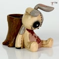thumbnail image 5 of Gothic Rabbit Resin Decorative Figurine - Multi-Functional Desk Decor, 5 of 6