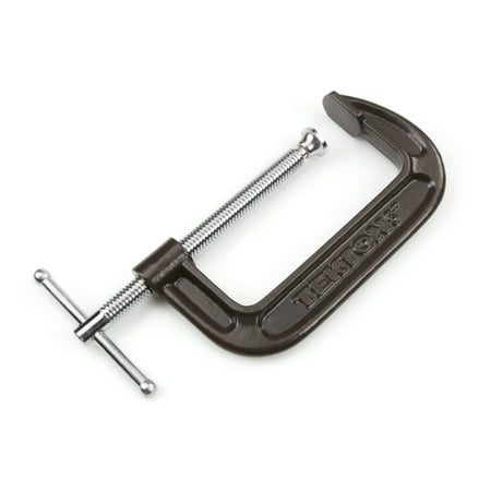 TEKTON 5-Inch Malleable Iron C-Clamp, 5-Inch Jaw Opening, 2-3/8-Inch Throat Depth 4022