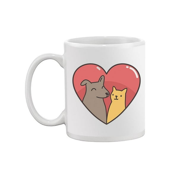 Cat And Dog  Mug  -Image by Shutterstock,