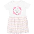 thumbnail image 3 of Inktastic And Though She Be but Little She is Fierce Girls Toddler Dress, 3 of 5