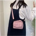 thumbnail image 5 of Cute Bags Kawaii Purse Wallets Aesthetic Small Corduroy Crossbody Bag with Bear Keychains Kawaii Gift for Women Teen Girls, 5 of 6