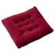 thumbnail image 2 of Cojín de asiento acolchado para silla: almohadilla gruesa y de apoyo para oficina, aula y uso en taburetes con correa antideslizante., 2 of 5