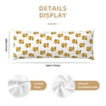 thumbnail image 3 of Balery Cute Duck With Headphone Funda Protectora para Almohada Corporal de Algodón Hipoalergénico con Cierre(55 x 21 pulgadas), Almohadas No Incluidas, 3 of 7
