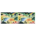 thumbnail image 6 of Yayeee Kitchen Valance Rod Pocket 54" x 18" Living Room Window Curtain, Art Field, 6 of 6