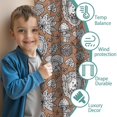 thumbnail image 3 of Blackout Kids Curtains,Hedgehog Mushroom Leaves Pattern Childrens Insulated Curtains Set Of 2,Bedroom Essentials,Toddler Room Decor 42"x84"(106x213cm), 3 of 4