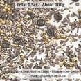 thumbnail image 2 of 100G Sprinkle Craft Polymer Clay Sprinkles Bulk Black Brown Candy Dessert Cocoa Bean Chocolate Decoration Soft Mini Cabochons for Arts Cake Phone Case Scrapbooking DIY Crafts Supplies Brown DIY, 2 of 5