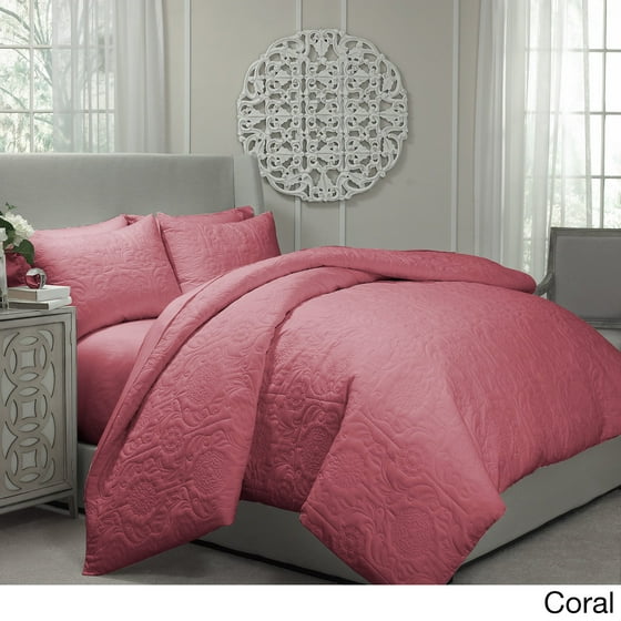 Vue Barcelona Quilted Coverlet And Duvet Ensemble Com