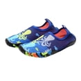 thumbnail image 3 of JUMEYU Boys Water Shoes Kids Water Shoes Boys Girls Barefoot Quick Dry Non-Slip Aqua Socks for Beach Swimming Pool Size 11 (Blue, Little Kids 11), 3 of 4