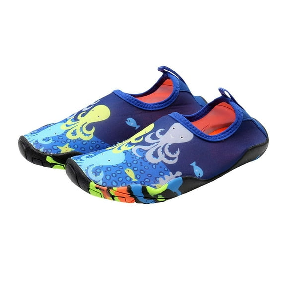 Mepaouo Toddler Kids Water Shoes Quick Dry Aqua Socks Non Slip Barefoot Sports Shoe for Boys Girls