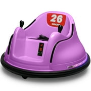 KidZone DIY Number Purple 6 V Bumper Car Powered Ride-On