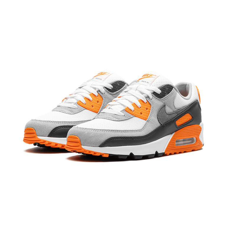 NEW Nike Air Max 90 White Safety Orange Black DM0029 108 Men’s Size 10 Air Max 90  main image 3
