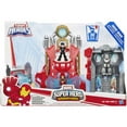 thumbnail image 2 of Playskool Heroes Marvel Super Hero Adventures Iron Man Armor Up Fortress, 2 of 14
