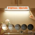 thumbnail image 3 of 4Pack Punch-Free Smart Sensor Magnetic Rechargeable Led Lights, Intelligent Light for Closets, Under Cabinet Lights,Home Motion Sensor Light Indoor (Warm Light,10cm/3.9in), 3 of 7