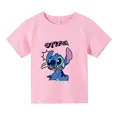 thumbnail image 5 of Nueva camiseta de algodón de Lilo & Stitch para niños, camisetas de manga corta de verano a la moda con dibujos animados para niños y niñas, 5 of 5