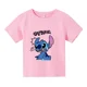 thumbnail image 5 of Nueva camiseta de algodón de Lilo & Stitch para niños, camisetas de manga corta de verano a la moda con dibujos animados para niños y niñas, 5 of 5