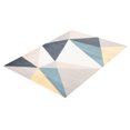 thumbnail image 4 of Aqua Gemma Blue/Ivory Polyester Rug 5'0" x 7'0", 4 of 7