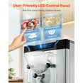 thumbnail image 5 of VEVOR Commercial Hard Ice Cream Machine, 2000W 3.17-5.28 Gal/Hour, Countertop Gelato Hard Serve Ice Cream Maker with 6L 304 Stainless Steel Cylinder, Auto Clean LED Panel for Snack Bar Restaurants, 5 of 9