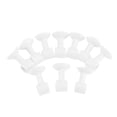 thumbnail image 1 of 10 Uds perilla de puerta silenciador Crash Pad protectores de pared tapón de puerta de silicona anticolisión blanco, 1 of 2