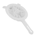 thumbnail image 2 of Reusable Food Strainers with Handle,Nylon Fine Mesh Strainer,Mesh Sieve Filter,Mesh Colander for Tea Coffee Yogurt Juice , White, 15cm 80 Mesh, 2 of 8