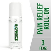 Biofreeze Professional Menthol Roll-On Pain-Relieving Gel 3 FL OZ, Colorless Topical Pain Reliever For Muscles And Joints From Arthritis, Backache, Strains, Bruises, & Sprains (Package May Vary)