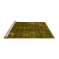 thumbnail image 2 of Ahgly Company Machine Washable Indoor Rectangle Oriental Yellow Industrial Area Rugs, 5' x 7', 2 of 4