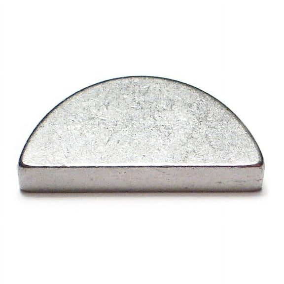 8mm x 13mm Zinc Plated Steel Woodruff Keys (3 pcs.)