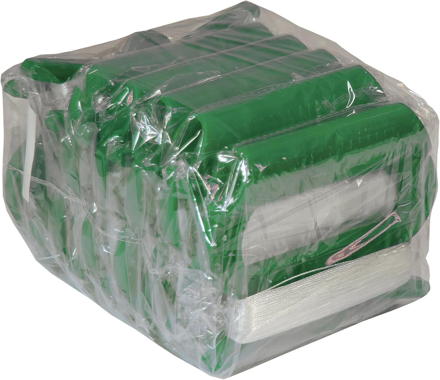 In the Breeze 3452 — 50 LB x 300' Braided Kite Line on Green Handle - 12 PC - Kite Line Multi-Pack Great for Events, Classrooms