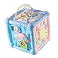 thumbnail image 2 of YOPTOP Multifunctional  Hand Drum Toy  Music Box Piano Geometric Matching Blocks Treasure Box Educational Toys, 2 of 9