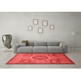 thumbnail image 3 of Ahgly Company Machine Washable Indoor Rectangle Oriental Red Modern Area Rugs, 2' x 5', 3 of 4