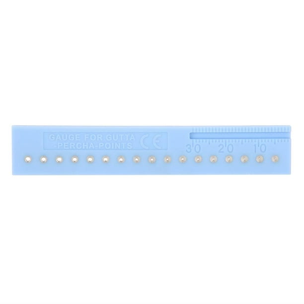 Gutta Percha Points Span Medida Escala Endodoncia Regla De Medición Herramientas Dentales Instrumentos Moyic CE002754-00