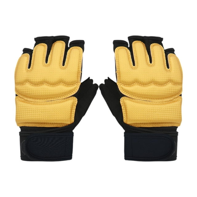 Guantes de boxeo Kickboxing, equipo de protección para hombres y mujeres, entrenamiento profesional, guantes de Mma de medio para Karate de boxeo M