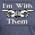 thumbnail image 3 of CafePress - With Them T Shirt - Mens Tri-blend T-Shirt, 3 of 4