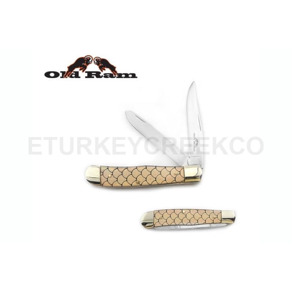Old Ram Manual Folding Trapper Knife