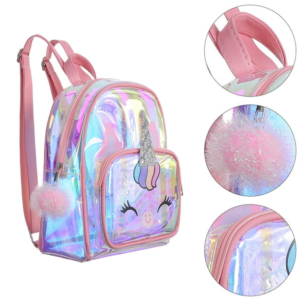 Unicorn Backpack Clear Unicorn Backpack Children Shoulder Bag Book