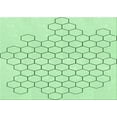 thumbnail image 1 of Ahgly Company Machine Washable Indoor Rectangle Transitional Mint Green Area Rugs, 2' x 4', 1 of 7