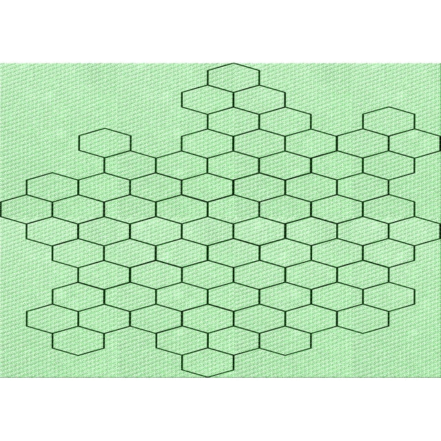 Ahgly Company Tapis d'Intérieur Rectangulaire Transitionnel Vert Menthe Lavable à la Machine, 7 Pieds x 9 Pieds